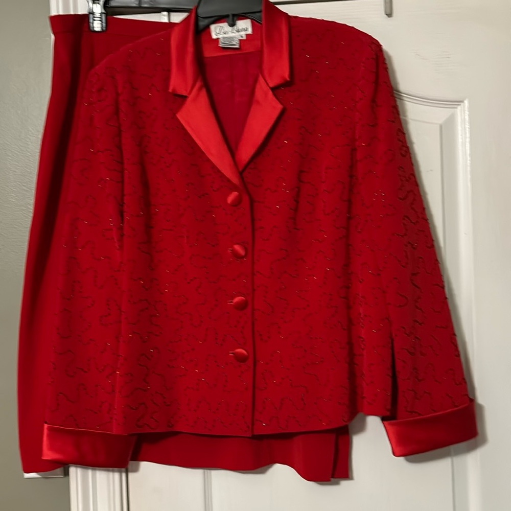 Beautiful, Beautiful Red Liz Elana Suit